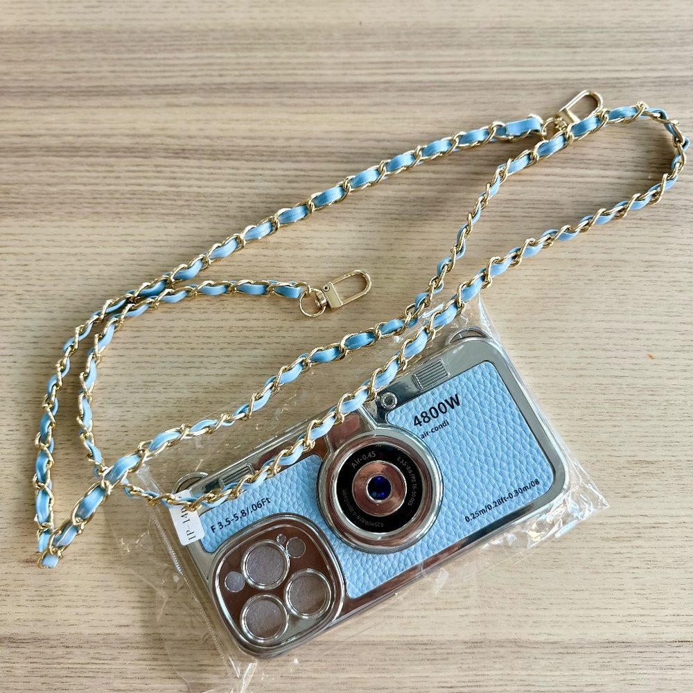 New vintage camera design case - iPhone14 Pro with Removable Strap